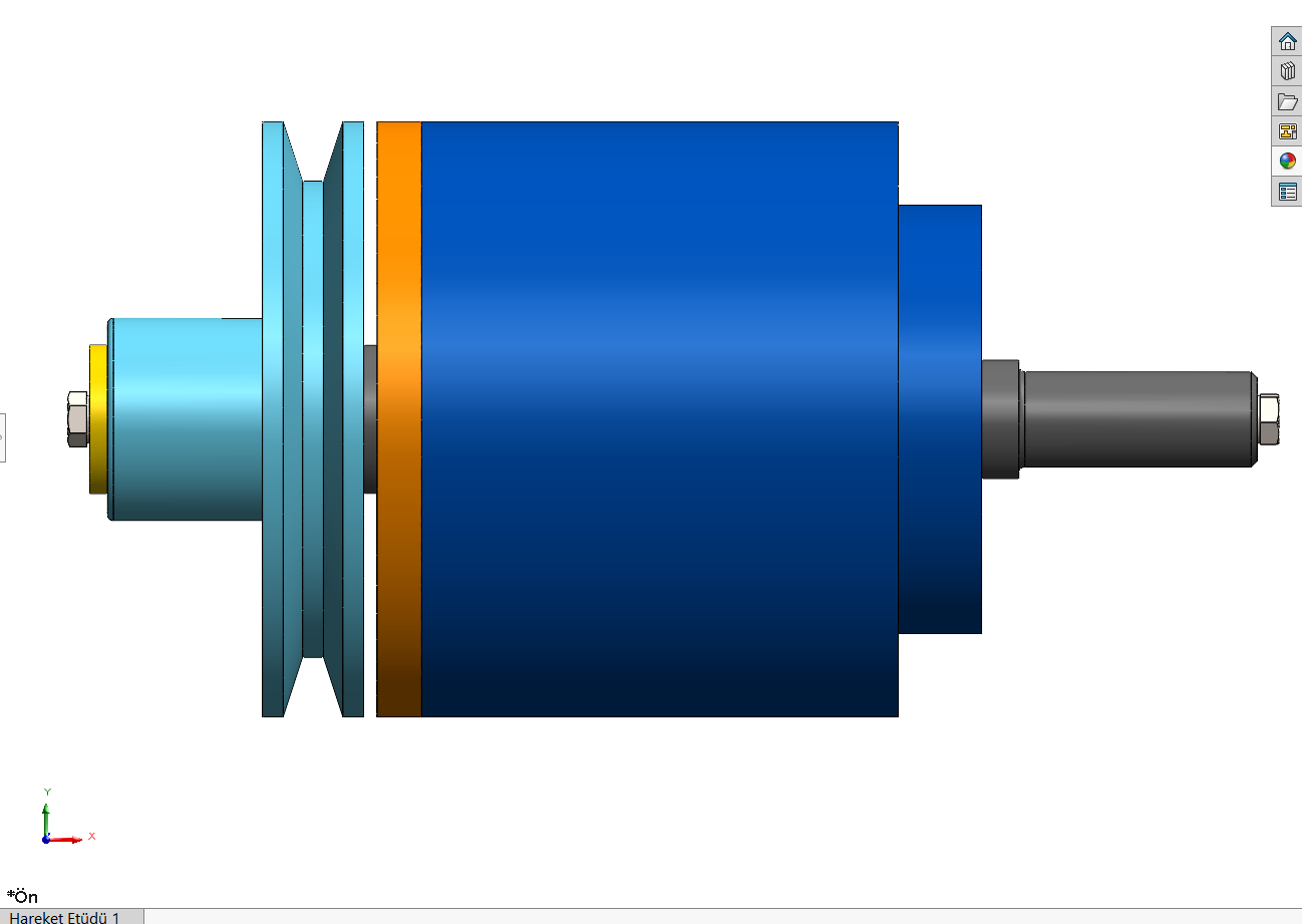 A0003029-Rulman 滚柱支撑皮带轮驱动系统组装